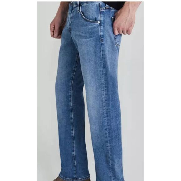 Men's AG Adriano Goldschmied The Graduate Jeans Tailored Leg Size 30x34 - Picture 6 of 14
